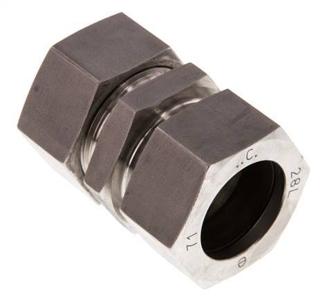 28L Edelstahl gerade Schneidring 160 Bar DIN 2353