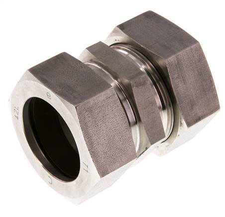 42L Edelstahl gerade Schneidring 160 Bar DIN 2353