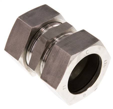 42L Edelstahl gerade Schneidring 160 Bar DIN 2353