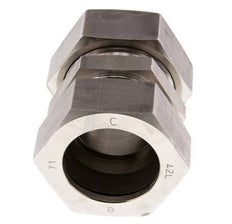 42L Edelstahl gerade Schneidring 160 Bar DIN 2353