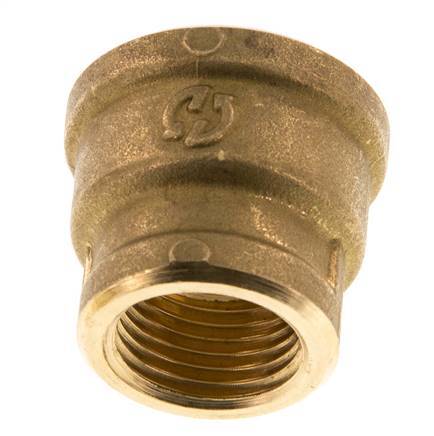 G 3/4'' x G 1/2'' Messing Rundmuffe 16 bar