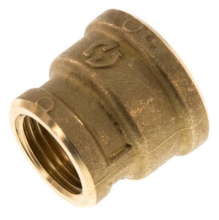 G 3/4'' x G 1/2'' Messing Rundmuffe 16 bar