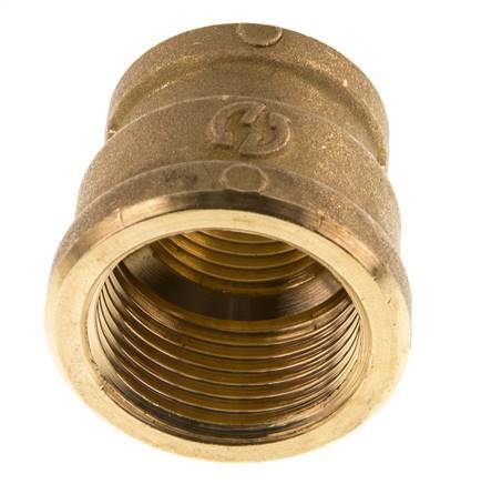 G 3/4'' x G 1/2'' Messing Rundmuffe 16 bar