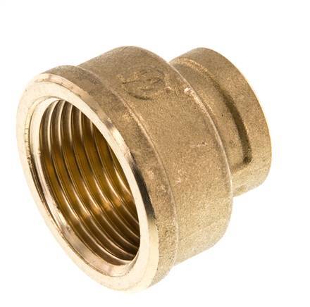 G 1'' x G 1/2'' Messing Rundmuffe 16 bar