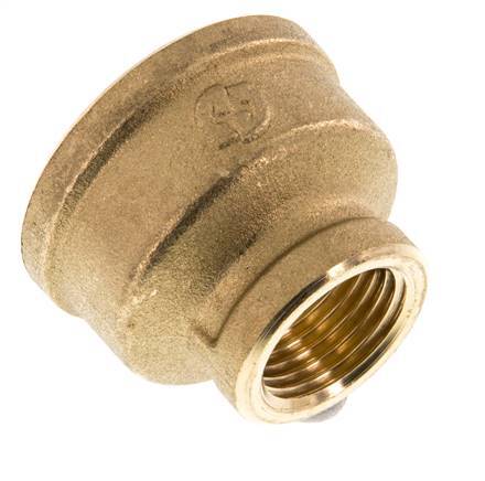 G 1'' x G 1/2'' Messing Rundmuffe 16 bar