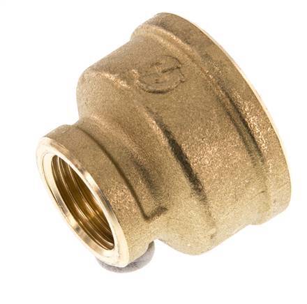 G 1'' x G 1/2'' Messing Rundmuffe 16 bar