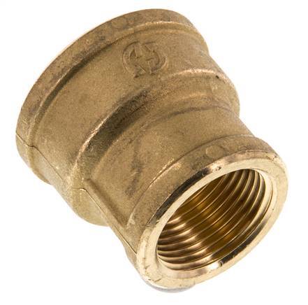 G 1'' x G 3/4'' Messing Rundmuffe 16 bar
