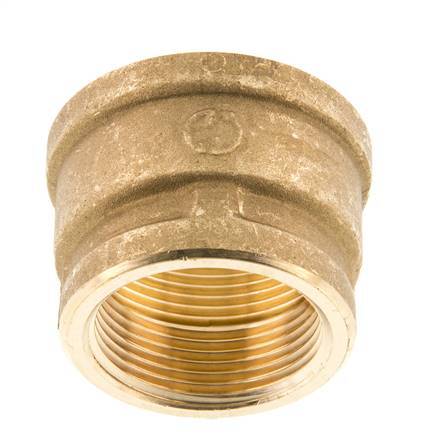 G 1 1/2'' x G 1 1/4'' Messing Rundmuffe 16 bar