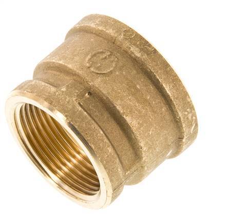 G 1 1/2'' x G 1 1/4'' Messing Rundmuffe 16 bar