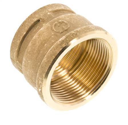G 1 1/2'' x G 1 1/4'' Messing Rundmuffe 16 bar