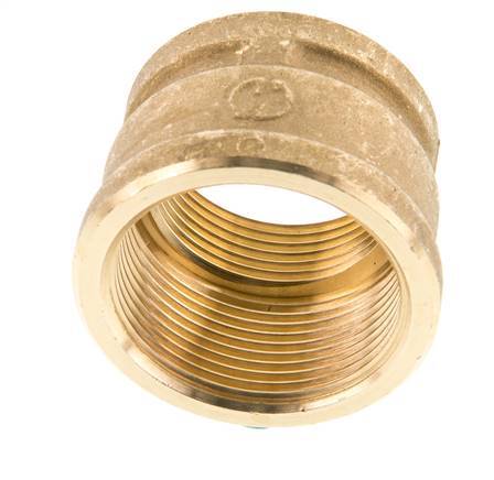 G 1 1/2'' x G 1 1/4'' Messing Rundmuffe 16 bar