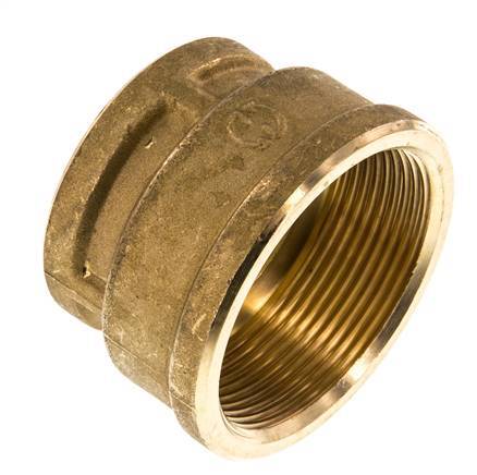 G 2'' x G 1 1/2'' Messing Rundmuffe 16 bar