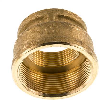 G 2'' x G 1 1/2'' Messing Rundmuffe 16 bar