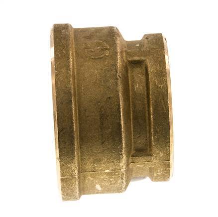 G 2'' x G 1 1/2'' Messing Rundmuffe 16 bar