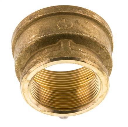 G 2'' x G 1 1/2'' Messing Rundmuffe 16 bar