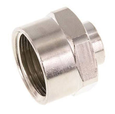 G 1/2'' x G 1/8'' Messing vernickelt Muffe 16 bar