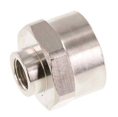 G 1/2'' x G 1/8'' Messing vernickelt Muffe 16 bar