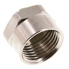 G 1/2'' x G 1/8'' Messing vernickelt Muffe 16 bar