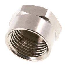 G 1/2'' x G 1/8'' Messing vernickelt Muffe 16 bar
