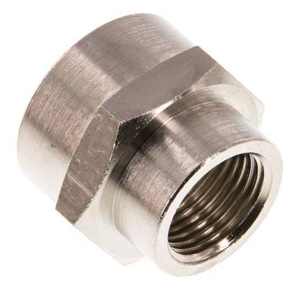 G 1/2'' x G 3/8'' Nickel plated Brass Socket 16 Bar [2 Pieces]