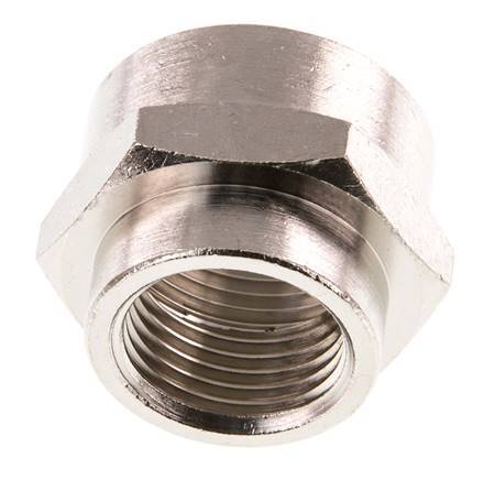 G 3/4'' x G 1/2'' Messing vernickelt Muffe 16 bar