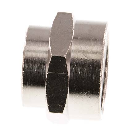 G 3/4'' x G 1/2'' Messing vernickelt Muffe 16 bar
