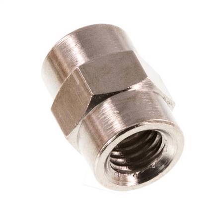 M5 Nickel plated Brass Socket 16 Bar [10 Pieces]