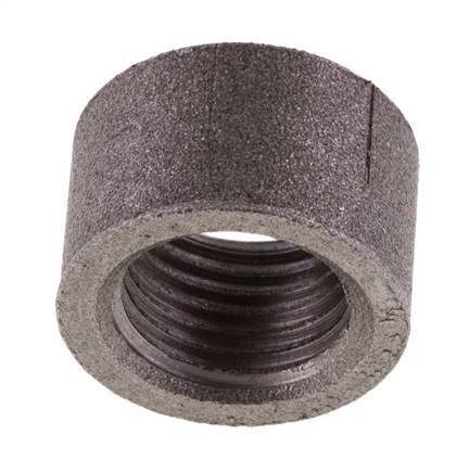 Rp 1/4'' x 18.5mm Steel Welding Socket 40 Bar DIN 2986 - 11mm [5 Pieces]