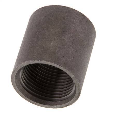 Rp 1'' x 39.5mm Steel Welding Socket 40 Bar DIN 2986 - 43mm [5 Pieces]