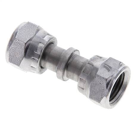UNF 9/16''-18 Verzinkter Stahl Muffe ORFS mit Überwurfmutter 630 Bar - Hydraulisch
