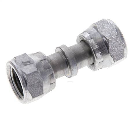 UNF 9/16''-18 Verzinkter Stahl Muffe ORFS mit Überwurfmutter 630 Bar - Hydraulisch