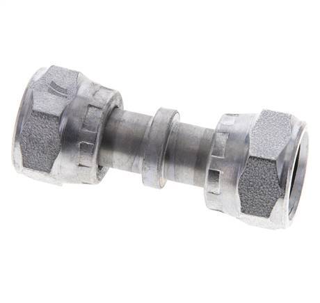 UNF 9/16''-18 Verzinkter Stahl Muffe ORFS mit Überwurfmutter 630 Bar - Hydraulisch