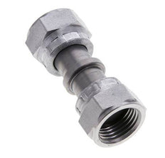 UN 11/16''-16 Verzinkter Stahl Muffe ORFS mit Überwurfmutter 630 Bar - Hydraulisch