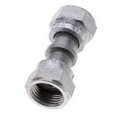 UN 11/16''-16 Verzinkter Stahl Muffe ORFS mit Überwurfmutter 630 Bar - Hydraulisch