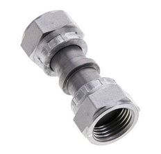 UN 11/16''-16 Verzinkter Stahl Muffe ORFS mit Überwurfmutter 630 Bar - Hydraulisch