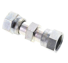 UN 13/16''-16 Verzinkter Stahl Muffe ORFS mit Überwurfmutter 630 Bar - Hydraulisch