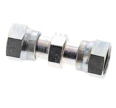 UN 13/16''-16 Verzinkter Stahl Muffe ORFS mit Überwurfmutter 630 Bar - Hydraulisch
