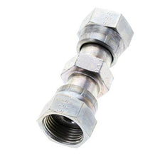 UN 13/16''-16 Verzinkter Stahl Muffe ORFS mit Überwurfmutter 630 Bar - Hydraulisch