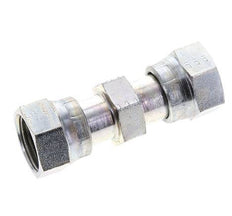 UN 13/16''-16 Verzinkter Stahl Muffe ORFS mit Überwurfmutter 630 Bar - Hydraulisch