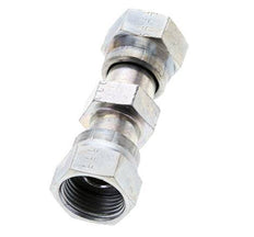 UN 13/16''-16 Verzinkter Stahl Muffe ORFS mit Überwurfmutter 630 Bar - Hydraulisch