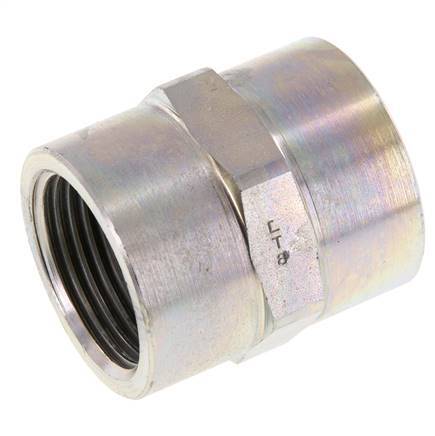 G 1'' Zinc plated Steel Socket 160 Bar - Hydraulic