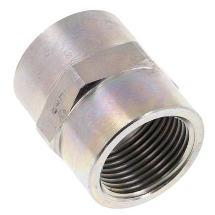 G 1'' Zinc plated Steel Socket 160 Bar - Hydraulic