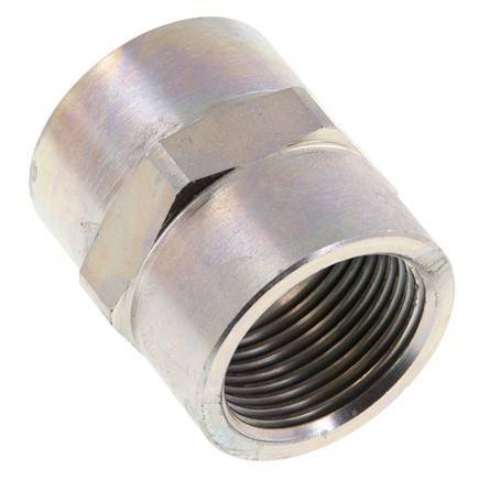 G 1'' Zinc plated Steel Socket 160 Bar - Hydraulic