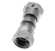 UNS 1''-14 Verzinkter Stahl Muffe ORFS mit Überwurfmutter 400 Bar - Hydraulisch