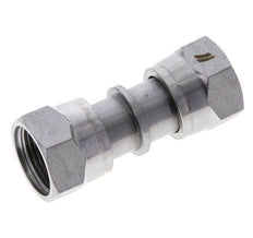 UNS 1''-14 Verzinkter Stahl Muffe ORFS mit Überwurfmutter 400 Bar - Hydraulisch