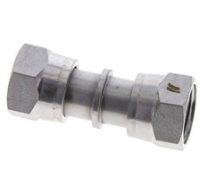UNS 1''-14 Verzinkter Stahl Muffe ORFS mit Überwurfmutter 400 Bar - Hydraulisch