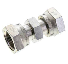 UN 1-7/16''-12 Verzinkter Stahl Muffe ORFS mit Überwurfmutter 400 Bar - Hydraulisch