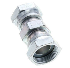 UN 1-11/16''-12 Verzinkter Stahl Muffe ORFS mit Überwurfmutter 250 Bar - Hydraulisch