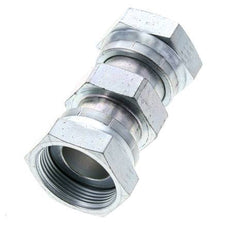 UN 1-11/16''-12 Verzinkter Stahl Muffe ORFS mit Überwurfmutter 250 Bar - Hydraulisch