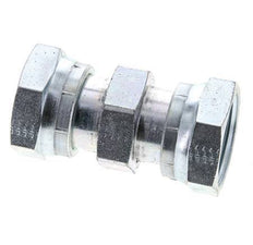 UN 1-11/16''-12 Verzinkter Stahl Muffe ORFS mit Überwurfmutter 250 Bar - Hydraulisch